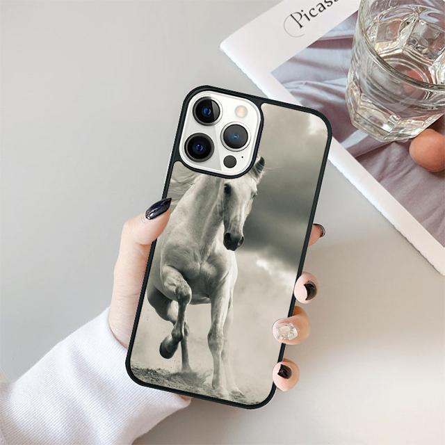 

Лошади Бегущие Чехол для Телефона Cover Для iPhone 17 Air 15 16e 14 13 11 12 Pro Max Max Plus Задняя Панель Coque iPhone 13pro