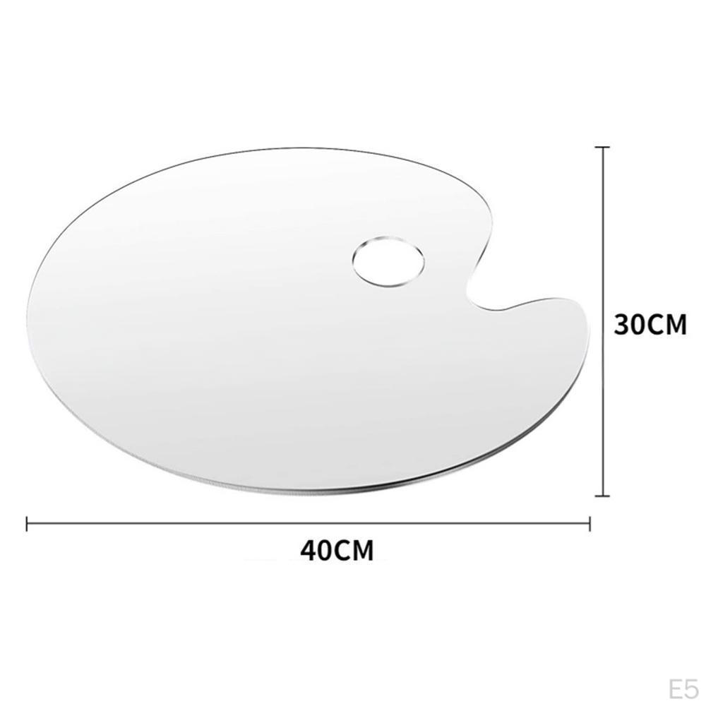 2 Pack Acrylic Paint Palettes, Painting Supplies, Art Tray, Palette Accessories for Beginners