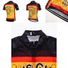 Sleek And Modern Men's Cycling Jersey Black Yellow Suitable For All Occasions