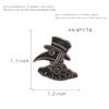 Plague Doctor Emaille-Anstecker Doctor Schnabel Crow Broschen Dark Punk Badges Reversnadeln Hemd Tasche Hut Steampunk Schmuck Geschenk
