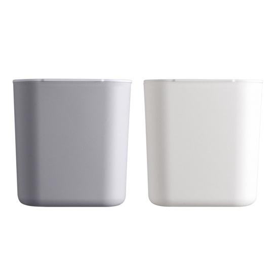 Mini Desktop Trash Can Small Countertop Waste Bin with Lid Tiny Garbage Bin Wastebasket for Office Desk Vanity Bedside Table