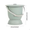 Chamber Pot, Night Urinal Spittoon with Lid, Potty Bucket for Female Male Kids Adults