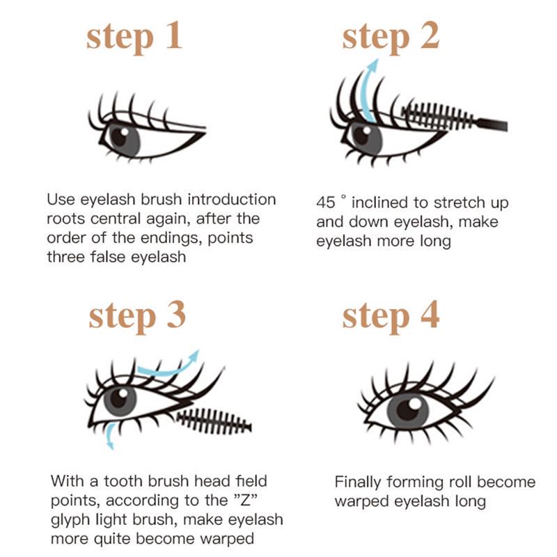 Mascaras 4D Silk Fiber Lash Mascara Curling Volume Eyelashes Waterproof Rimel Lash Extension Mascara