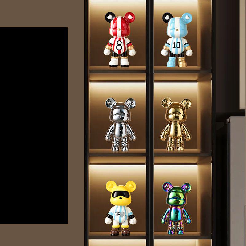 Trendy Beer Figuur Spaarpot - Creatieve Cartoon Decoratie voor Moderne Woonkamers