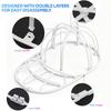 Baseball Cap Washer Frame Dual Layer Detachable Washing Machine Hat Cage Protector Cage