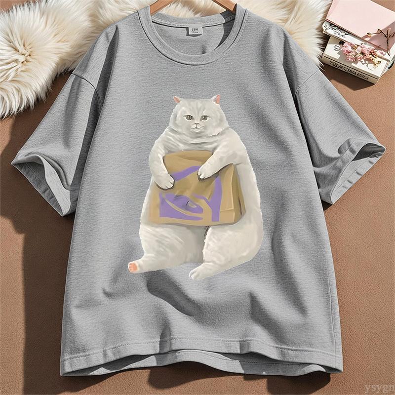 Ill Always Have Money For You Funny Cat TShirts For Unisex Unisex Cotton Short Sleeve Printed Tshirts Streetwear Round Neck Tops