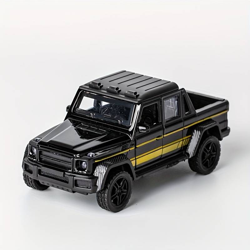 1/36 Pickup Truck Off-road Vehicle Cargo Car Alloy High-end Car Ornament Car Model Children's Toy Pull Back Car