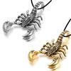 Creative Design Animal Scorpion Pendant Necklace Men Women Stainless Steel Punk Hip Hop Necklace Jewelry Party Club Gift S410