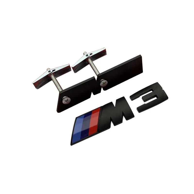 BMW Grille Emblem Car Front Modification M Badge For BMW  E91 X5 E70 F11 E30 F31 X3 F25 E61 E83 X1 E53 E87 F40 F32 E70 F36 E46