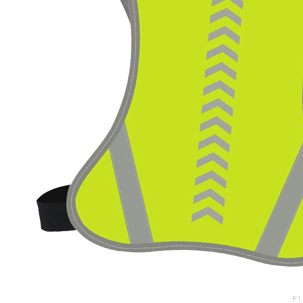 Running Reflective Vest Gear, Safety High Visible Belt Straps for Night Cycling