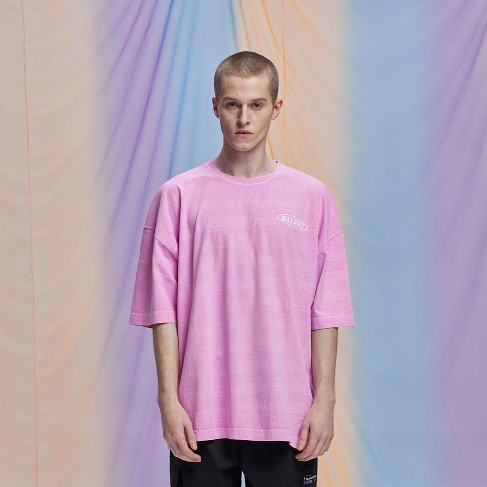 Valant Pigment Weight-In-On Issue T-Shirt - Pink Light Pink / (L) Large