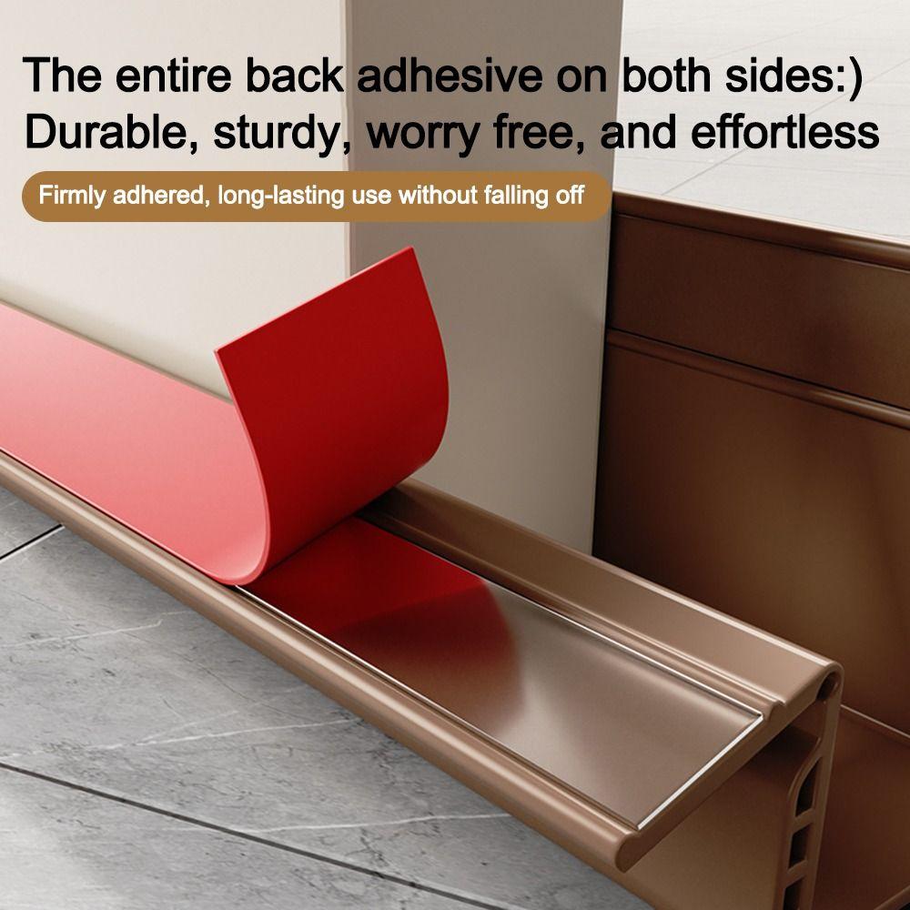 Windproof Dustproof Door Bottom Seal Strip Under Door Draft Stopper  Door Thickness 3.5-5cm