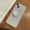 INS Round Glass Phone Grip For iPhone Samsung Huawei Xiaomi Universal Finger Bracket Stand Holder