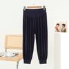 Women's Capri Pants Summer Modal Lightweight Loose-Fit  Casual Loungewear Elastic-Cuff Yoga Pants Sports Outwear