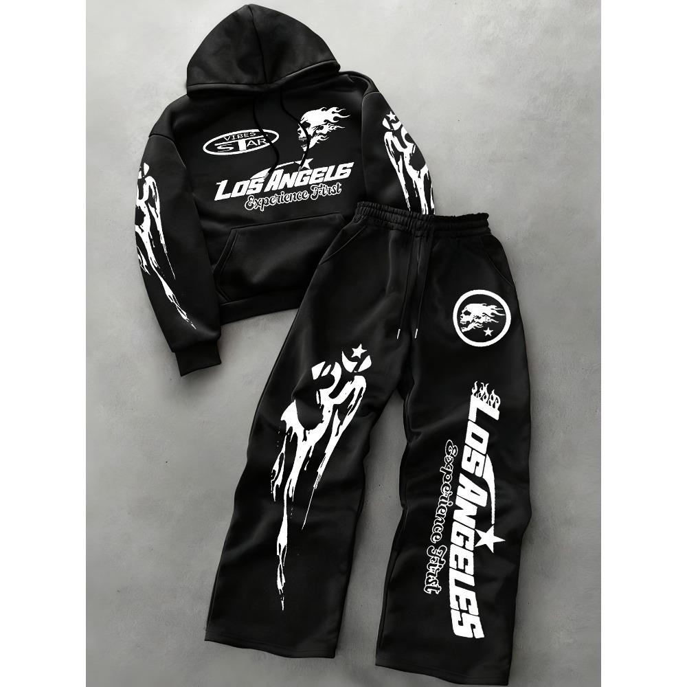 Spring and Autumn Youth Casual Hoodie, Spring and Autumn Long Sleeve Sportswear Set, Outdoor Set, Classic Cool Street Style Personality