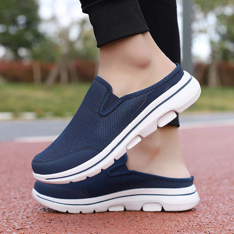 Men and Women's Slippers Mesh Air -breathable EVA Ultra -light Convenience Home Slippers Women's Large -scale Slippers
