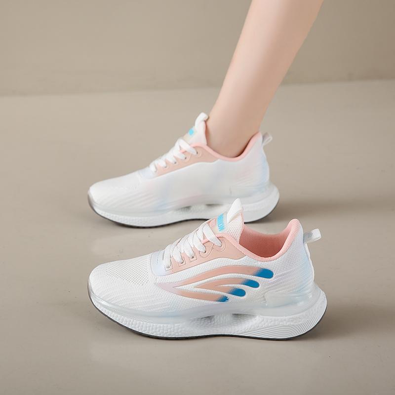 Fashion Women's Badminton Shoes Summer Running Sports Shoes Carbon Board Shock Absorption Table Tennis Shoes Rubber Upper