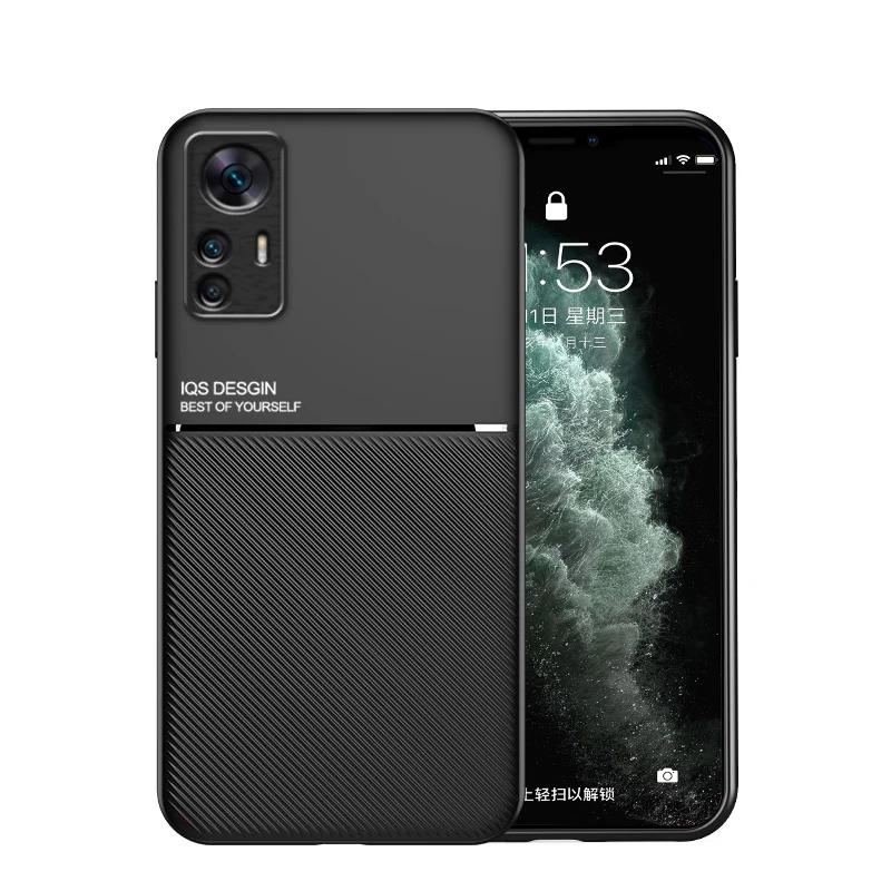 For Xiaomi 12T Pro Case Car Magnetic Leather Cover Soft Frame Funda On For Xiaomi 12T Pro Xiaomi12T Pro Phone Cases Capa