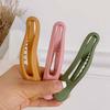 Elegant Wild Candy Color Women Girls Seamless Face Wash Hairpin Duckbill Clip Plastic Hair Claw