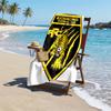 Richmond Tigers Fashion Beach Towel: Ideal for Summer Adventures Soft, Absorbent and Quick Drying Suitable for Swimming and Bathing