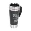 Stainless Steel Automatic Self Stirring Mug Black Large Capacity Coffee Mixing Cup