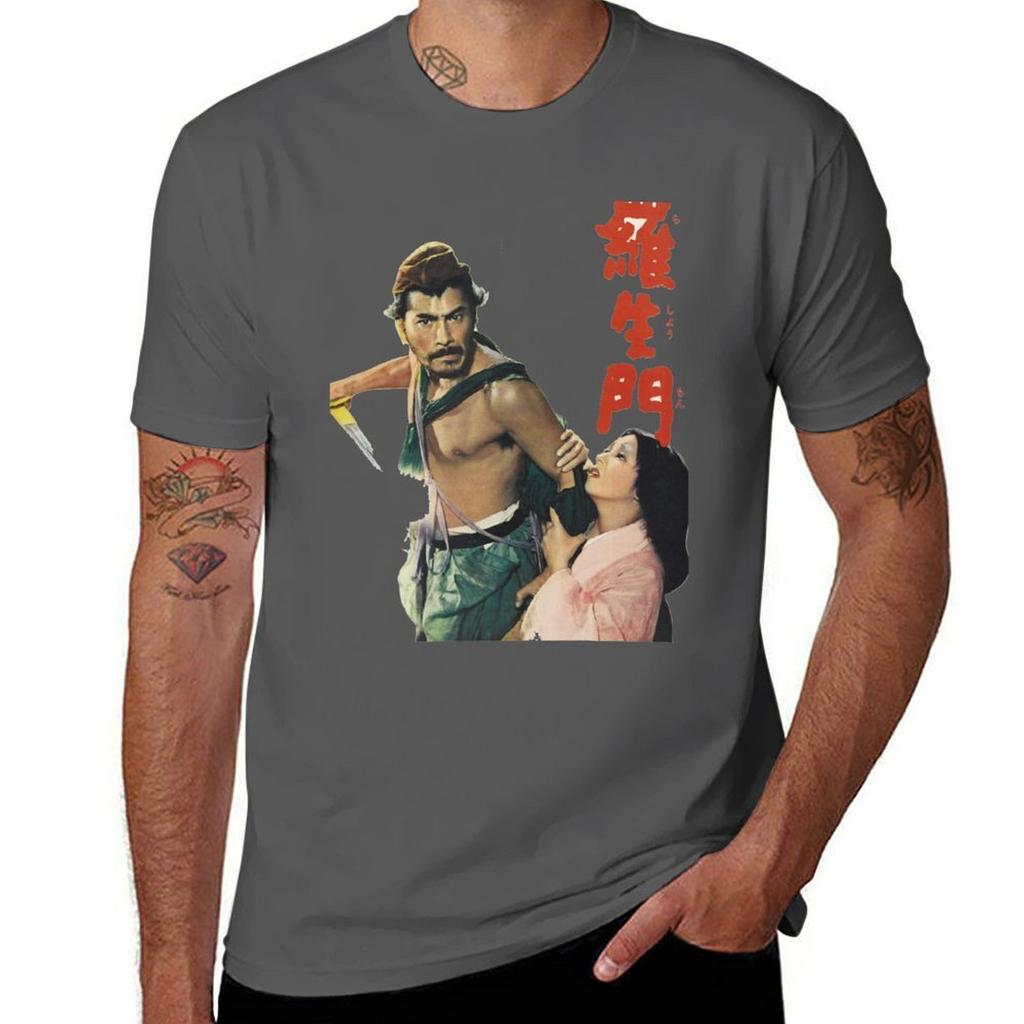 Rashomon Vintage Tshirt Festival Casual Short Sleeve