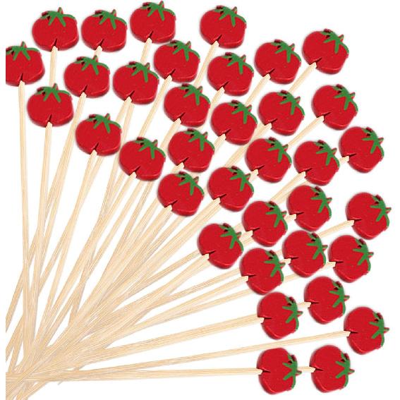 100Pcs 12cm Cactus Flamingo Fruit Cocktail Toothpicks Pineapple Cake Sticks Food Picks for Wedding Birthday Party Supplies 5