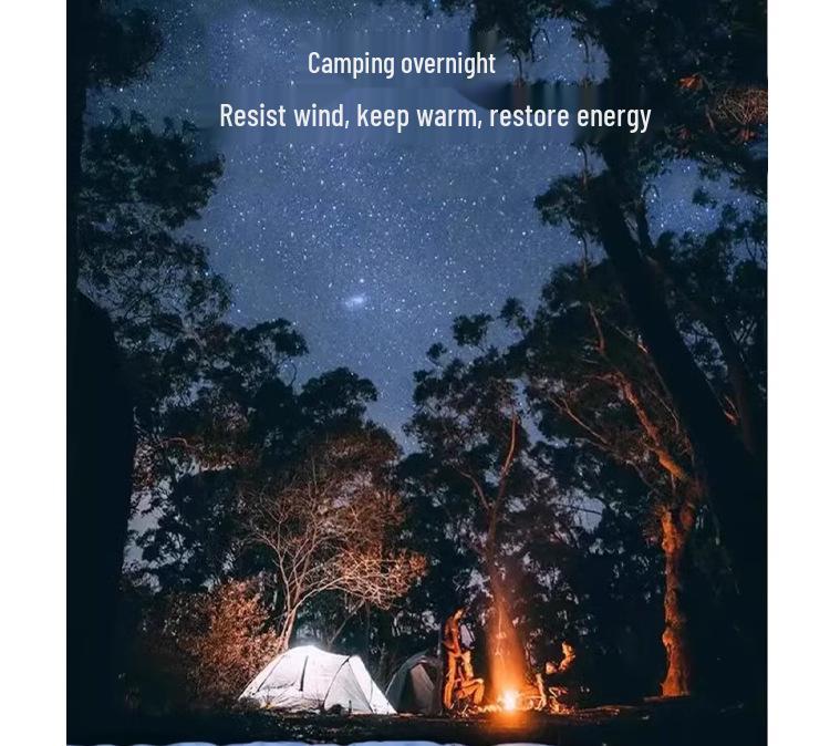 1.8kg Portable Outdoor Winter Sleeping Bag - Thickened, Warm, and Versatile for Camping, Travel, or Nap Quilt