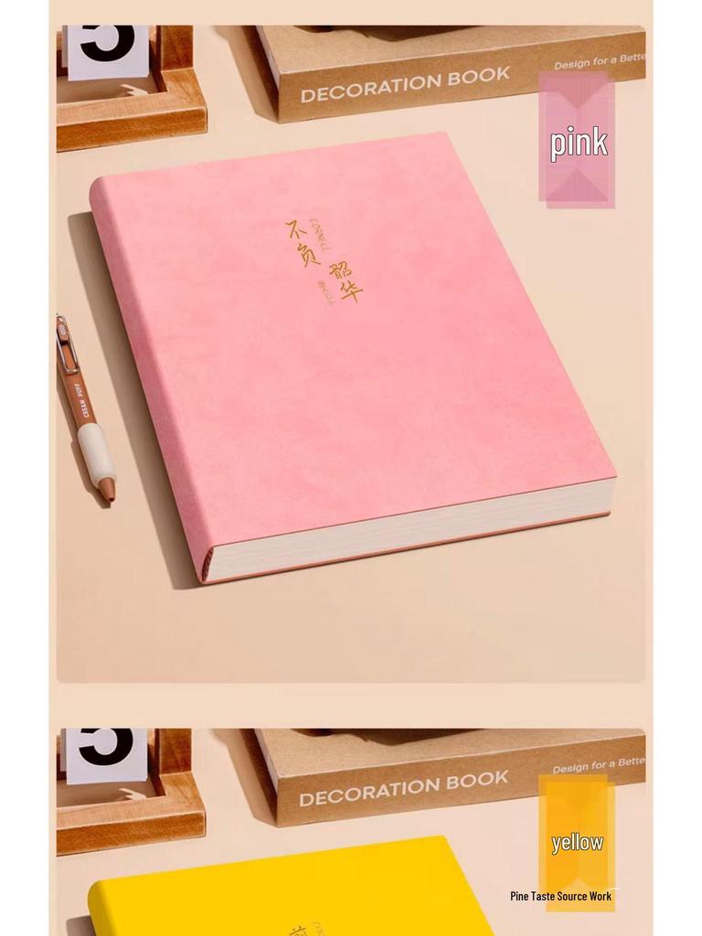 Extra Thick A4 Notebook for Students - Large, Simple Design for High School & University