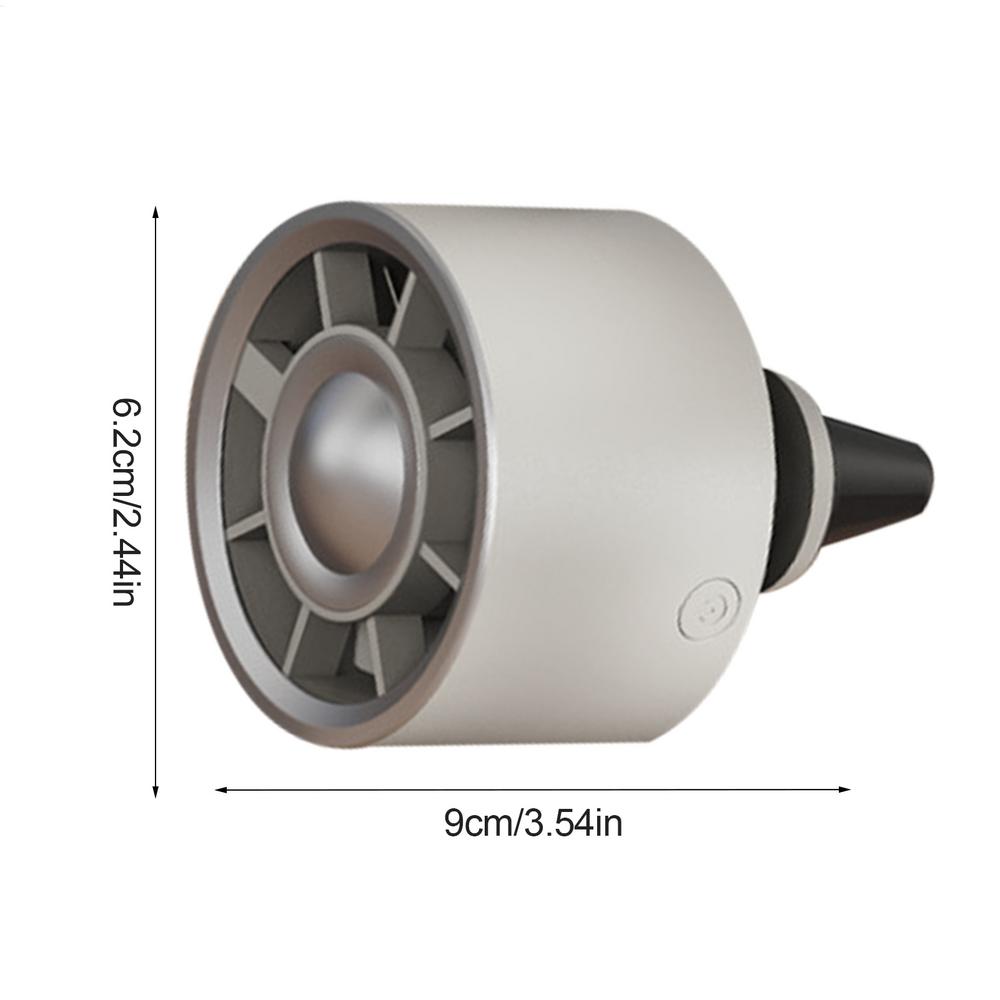

New Car Mini Fan Car Cooling Fan USB Car Air vent clip small Fan With Ambient Lighting 3 Speeds Adjustable Electric Powerful Fan хаки