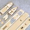 1/400 Ship Model Building Kit Wooden Deck with Anchor Academy 14215 Upgrade Part