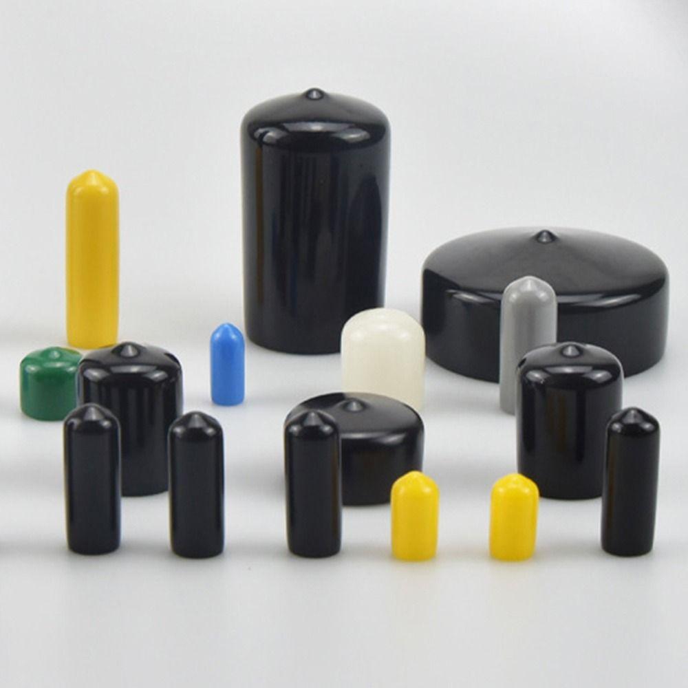 10pcs Durable Soft Cover Silicone Thread Protection Rubber Cap Nut Seal Sleeve Stopper Plug