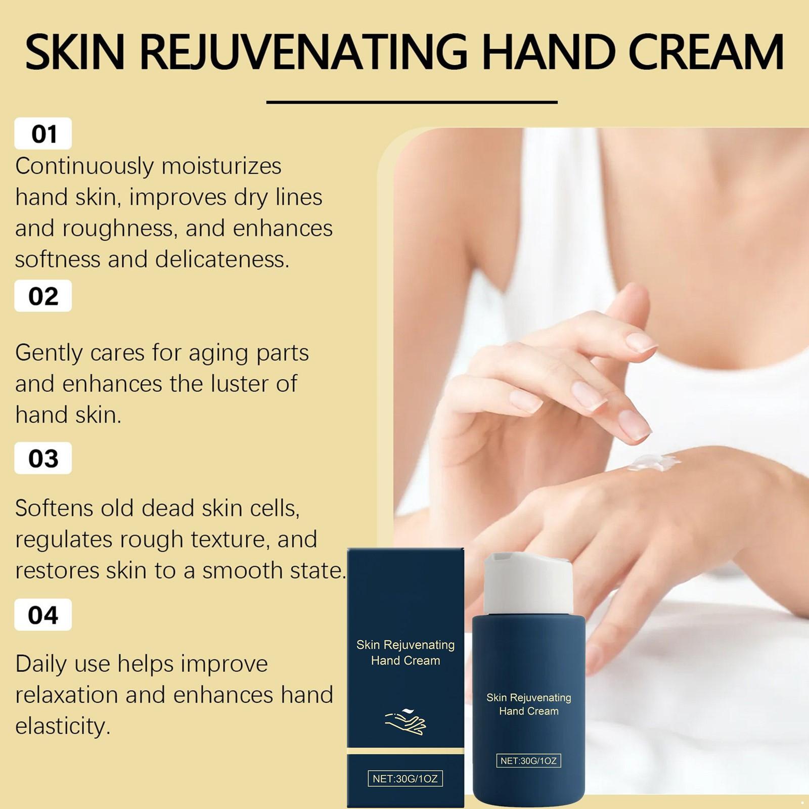 

Daily Use Hand Lotion 1Pc 30g, Rejuvenating Balm for Delicate Skin, Intense Moisturizer with Non-Greasy Nourishing Formula One Size