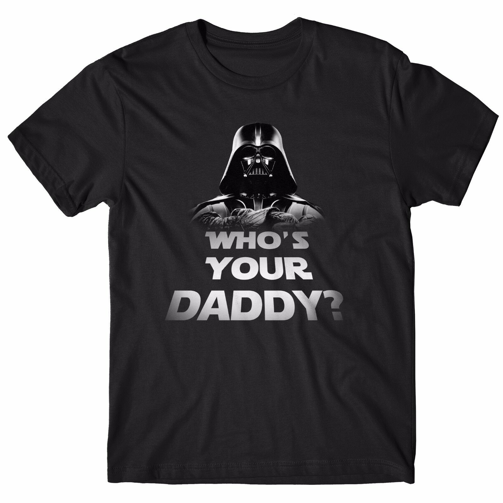 

Мужчины Easy Tee Дизайнер Симпатичные Ретро Рубашка рубашка Uomo кто ваш папа Дарт Вейдер