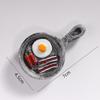 3D Simulation Food Refrigerator Sticker Mini Fun Knife Magnetic Refrigerator Magnets Fried Egg Home Decoration Neodymium Magnets
