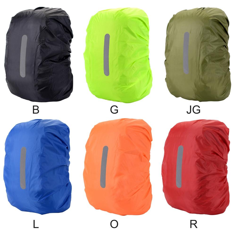Housse De Pluie Réfléchissante Pour Sac à Dos - Protection étanche, Bandes Réfléchissantes, Taille 30-40L