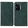 For Honor 300 Pro Case Strong Magnetic PU Leather Phone Cover Calf Texture