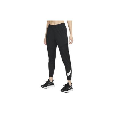 Dri-FIT Swoosh Run Ψηλόμεσο ίσιο παντελόνι γυναικείο πάτο μαύρο DX0955-010