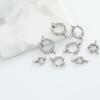 DIY Stainless Steel Jewelry Connector: 8-Spring Clasp for Bracelets, Necklaces, and Steering Wheel Ornaments