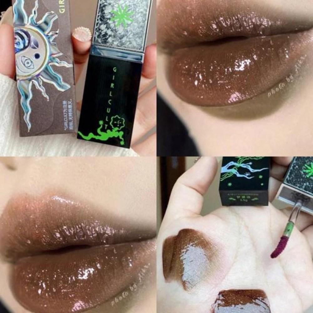 Girl Cult Eye Makeup Shimmer Girl Cult Lip Gloss Tint Moisturizing Oil Private Label Lipstick Custom Logo Chameleon 3.5g, 1 piece, 8) J76