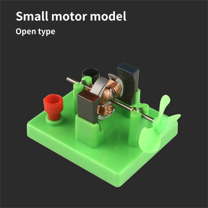 Metal and Plastic D C Motor for School Physics Laboratory Easy Assembly Design for Electromagnetism Teaching Activity
