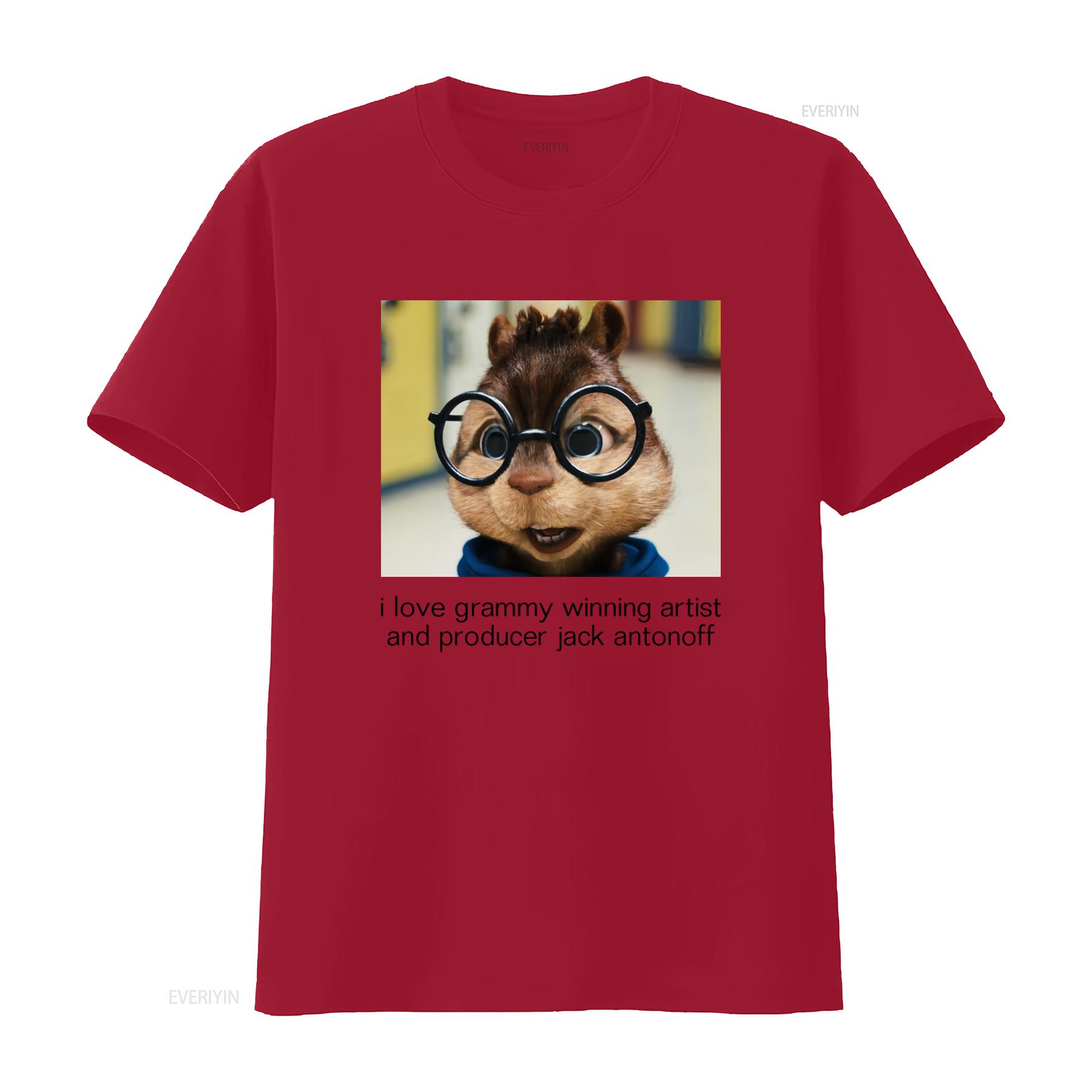 I Love Grammy Winning Artist And Producer Jack Antonoff Funny Meme T Shirt vintage Washed Comfortable Soft S