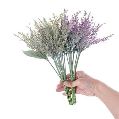 2 PCS Artificial Branches Faux Greenery Stems Plastic Sprigs Fake Foliage Picks for Christmas DIY Crafts Wreath Making Supplies Home Decorations