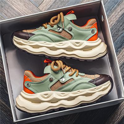 Fashion Original Men's Fashion Sneakers Breathable Mesh Platform Sneakers Men Lace-up Hip-hop Sneakers Casual Men Zapatillas De Hombre