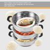 Steamer Basket Stainless Steel Round Cooking Rack Food Steamer Home Kitchen Dim Sum Dumplings Universal Steamer Cookware