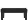 Black Velvet Bench 70 X 30 X 30 Cm