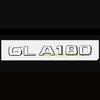 3D Silver Black GLA180 GLA200 GLA220d GLA250 GLA260 4Matic for X156 H247 Car Trunk Sticker