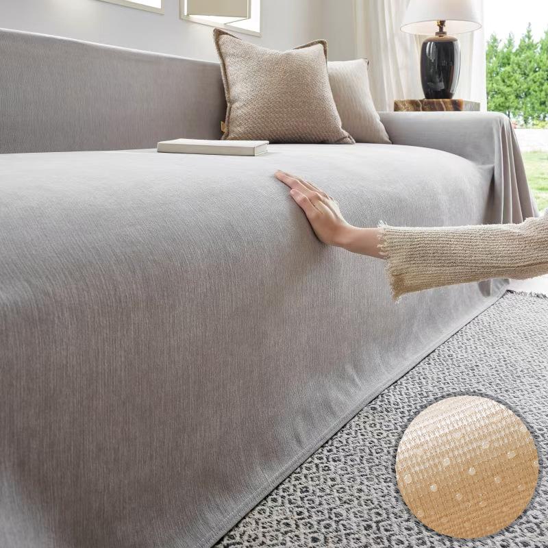 

Non Slip Waterproof Pet Sofa Protective Cover Durable Cat Scratch Dog Couch Protector Sofa Cover For Dogs And Cats Furniture Shielding Solution 180*130cm світло-сірий колір