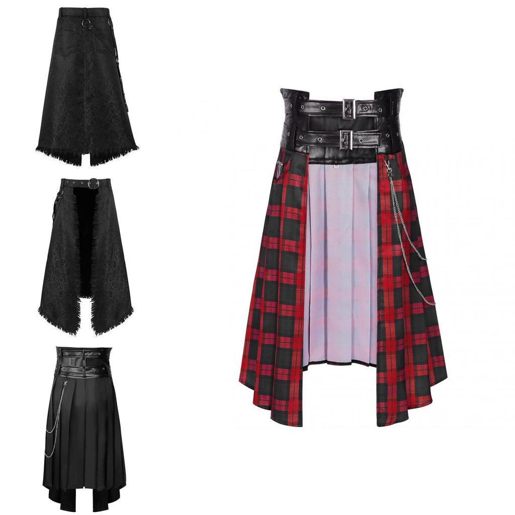Vintage Gothic Mens Cosplay Dress With Polyester Fabric For Halloween And Themed Events