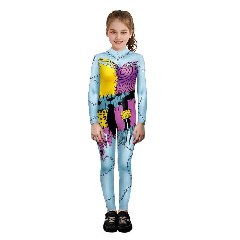 Children's Avatar Performance Cosplay Costume Character Digital Printing Bodysuit